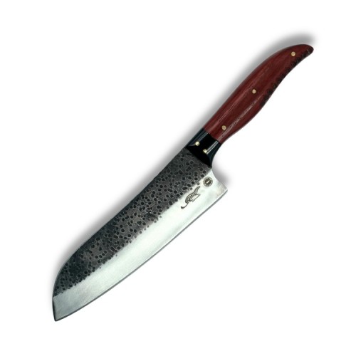 El Dövmesi Santoku Şef Bıçağı 